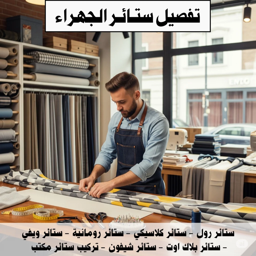 تفصيل ستائر الجهراء