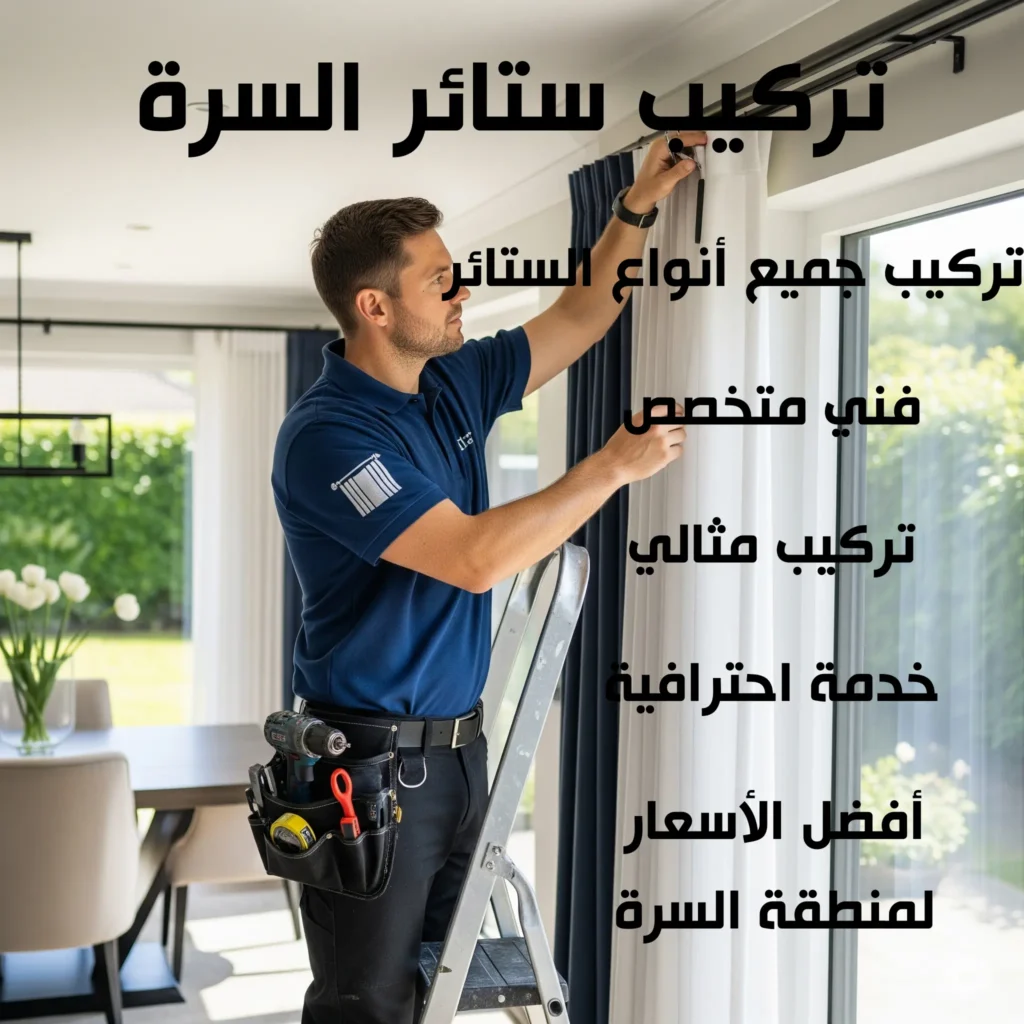 تركيب ستائر السرة