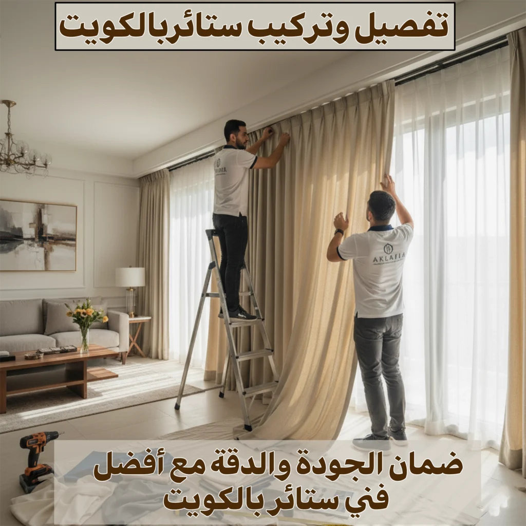 تفصيل وتركيب ستائر بالكويت