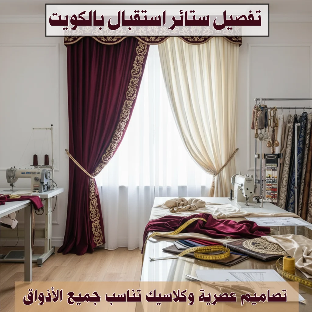تفصيل ستائر استقبال بالكويت