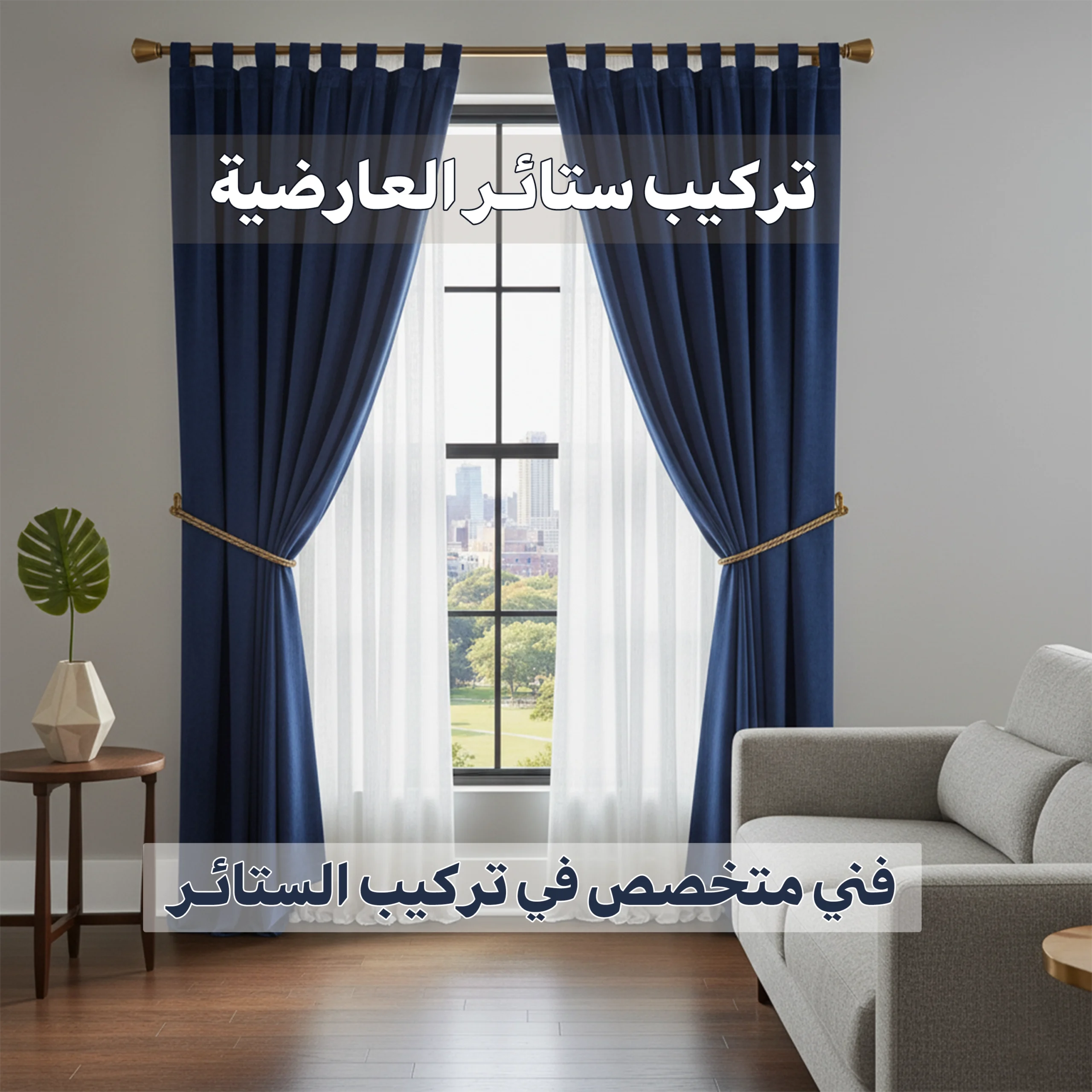 تركيب ستائر العارضية