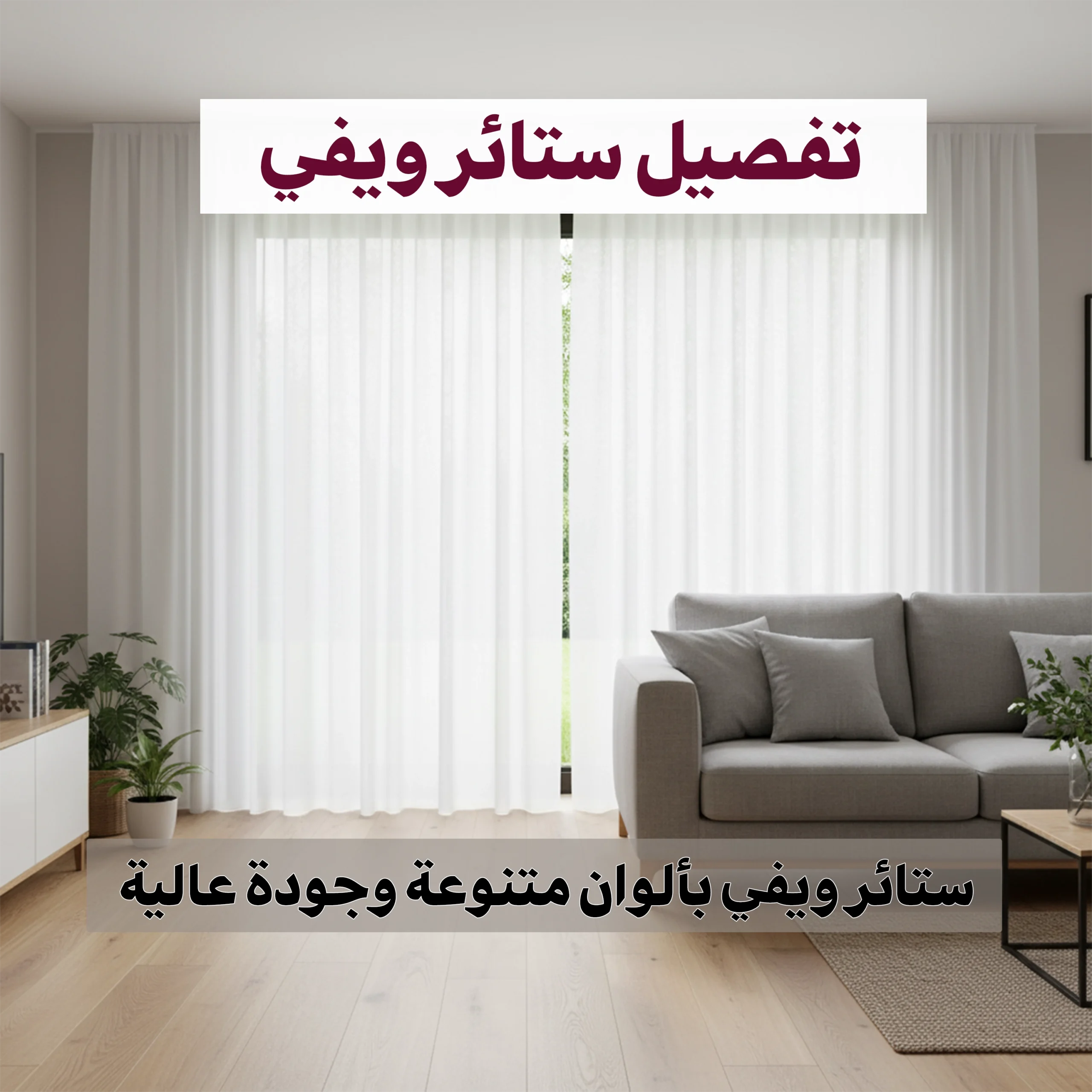 تفصيل ستائر ويفي